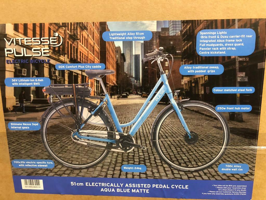 ladies hybrid electric bike